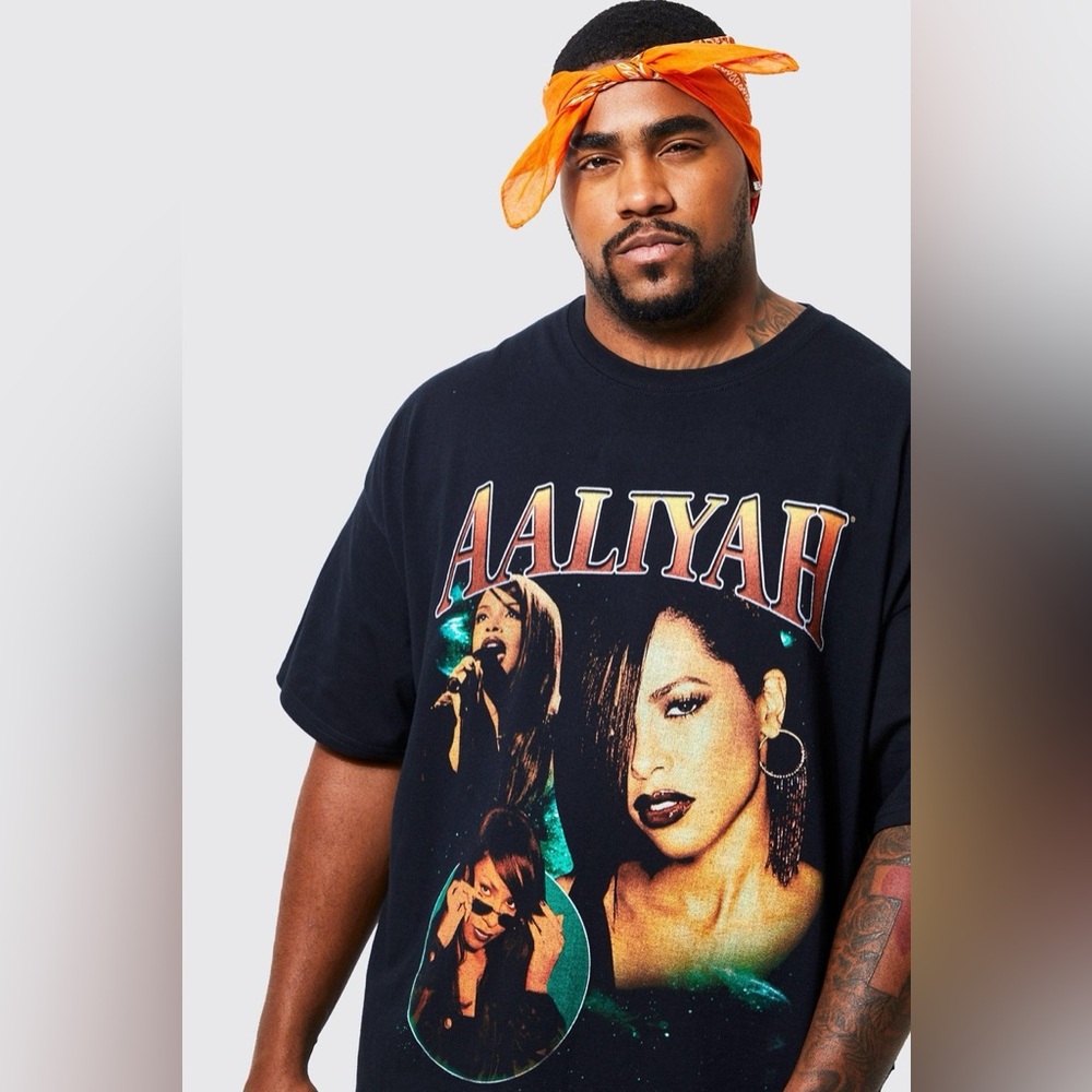 💛🖤 Aaliyah Tribute Shirt - Sz. 5X 🖤💛